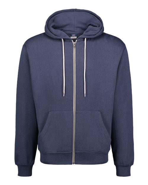 MV Sport Unisex Retro Heather Full-Zip Hooded Sweatshirt