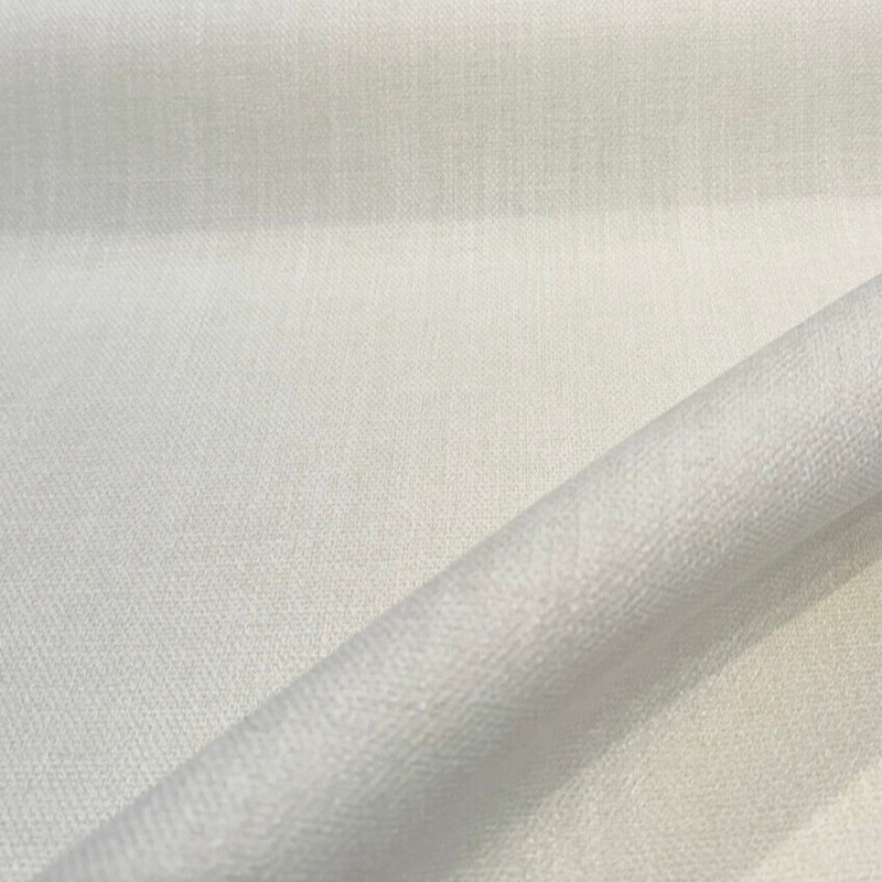 Crypton Performance Sense 100 Percent Polyester Fabric - Snow Beige Upholstery, 56" Width (1 Yard)