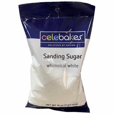 Whimsical White Sanding Sugar - 16 Ounce