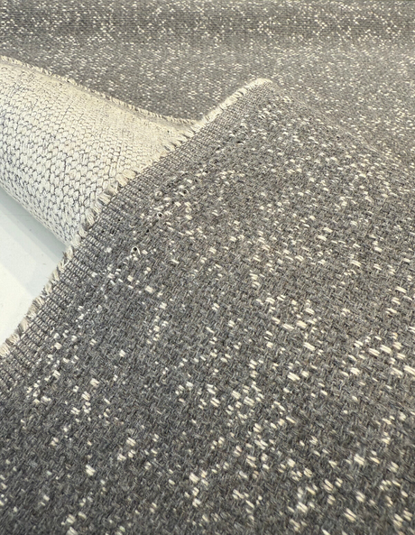 Sunbrella Tweeds ReTweed Collection Solution Dyed Acrylic Fabric - Greystone Textured Tweed, 54" Width (1 Yard)