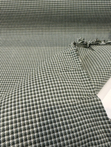 Sunbrella Lore Moss Green Sunbrella Acrylic Fabric - Small Scale Houndstooth, 54" Width (1 Yard)