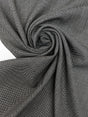 Wool Blend Tweed Black Gray