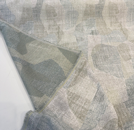 Outcrop Agave Sunbrella Solution Dyed Acrylic Chenille Fabric - Green Beige Gray Organic Pattern, 54" Width (1 Yard)