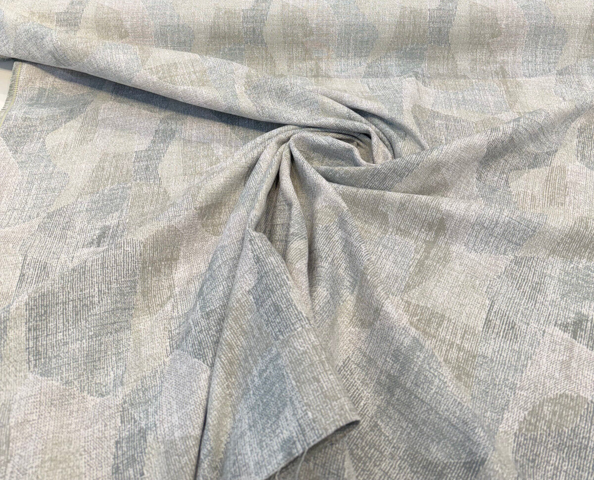 Outcrop Agave Sunbrella Solution Dyed Acrylic Chenille Fabric - Green Beige Gray Organic Pattern, 54" Width (1 Yard)