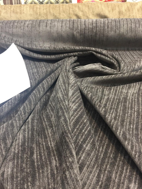 P Kaufman Kismet Woven Polyester Fabric - Walnut, Drapery Upholstery, 58" Width (1 Yard)