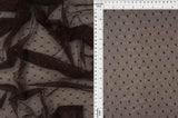 Polka Dot Lace Solid Fabric 90 Nylon 10 Spandex Soft Stretch 58/60 Inches Wide