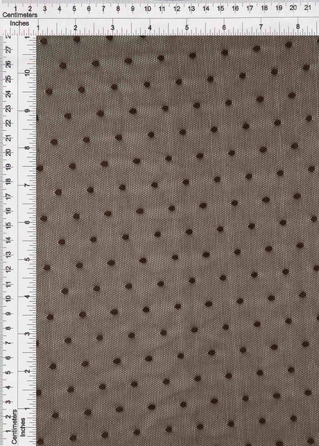 Polka Dot Lace Stretch Mesh