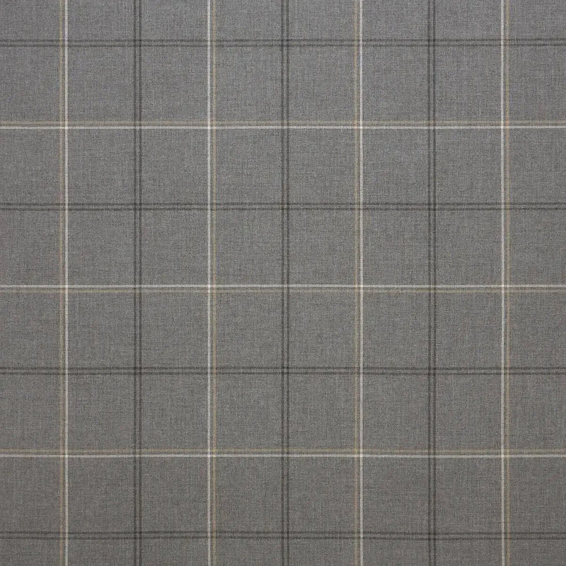 Sunbrella Paradigm Solution Dyed Acrylic Fabric - Stone Gray Plaid, 54" Width (1 Yard)