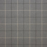 Sunbrella Paradigm Solution Dyed Acrylic Fabric - Stone Gray Plaid, 54" Width (1 Yard)
