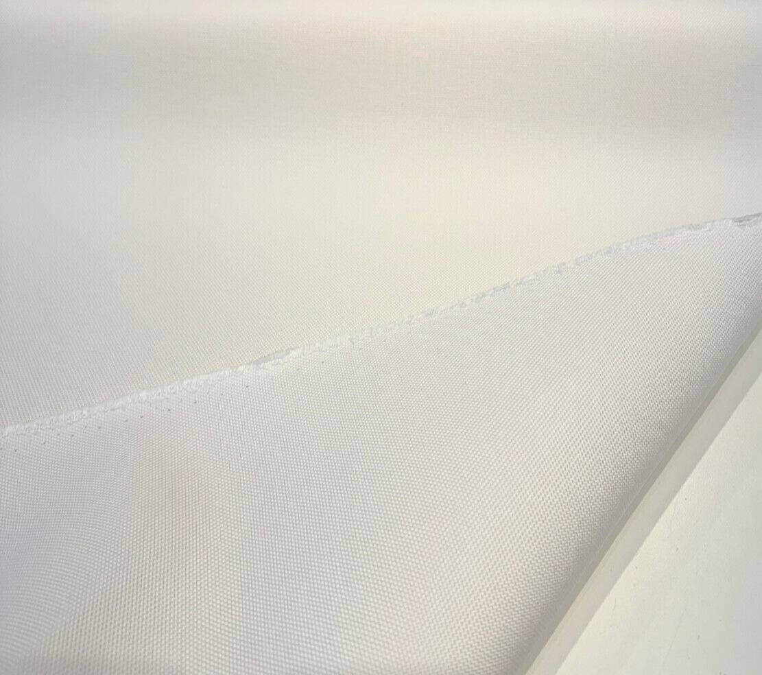 Sunbrella Sailcloth Salt Acrylic Fabric - White Solid & Variegated, 54" Width (1 Yard)