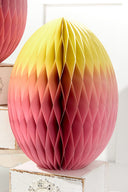 14" Paper Honeycomb Ombre Egg