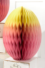 14" Paper Honeycomb Ombre Egg