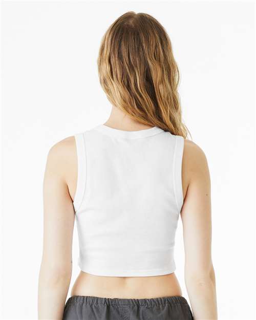 BELLA + CANVAS® Women's Micro Rib Muscle Crop Tank - 1013