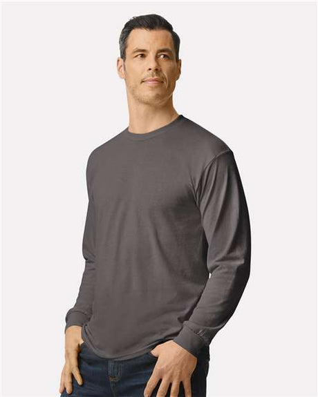 Gildan Heavy Cotton Long Sleeve T-Shirt – Classic Fit 100% Cotton Crewneck
