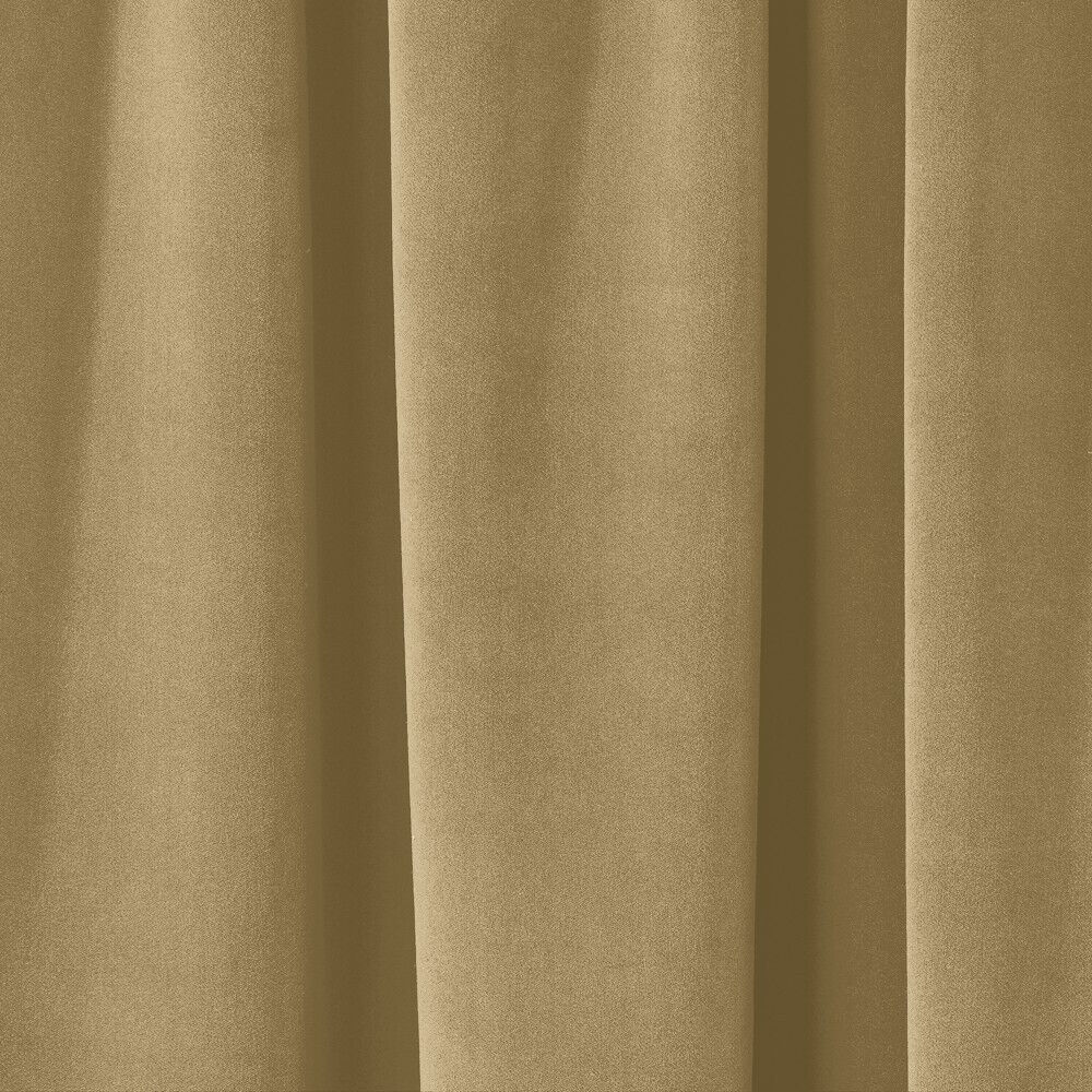 Crescent Velour Velvet Fabric - Wheat, 54" Width, 20 Oz (1 Yard)
