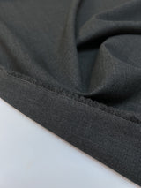 Italian Melange Gray Wool Fabric