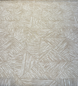 Sunbrella Etch Camel Solution Dyed Acrylic Fabric - Camel And Off White Geometric, 54" Width (By The Yard)
