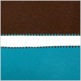 Turquoise/Brown Reversible Ribbon