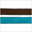 Turquoise/Brown Reversible Ribbon