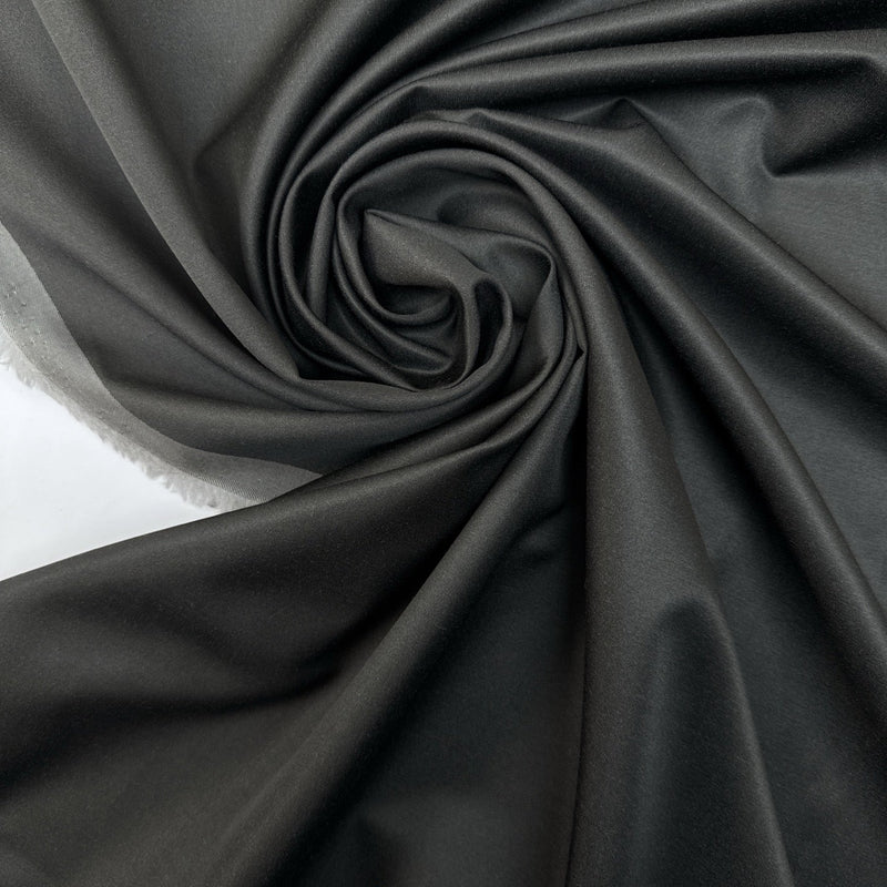Wool Twill Fabric Gray Brown