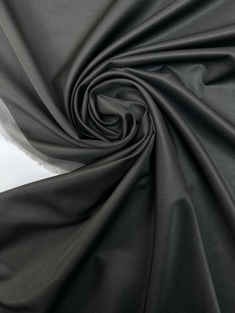 Wool Twill Fabric Gray Brown