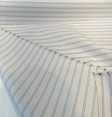 Sunbrella Pinny Solution Dyed Acrylic Fabric - Denim Blue Stripe, 52" Width (1 Yard)