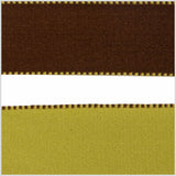 1" Green/Brown Reversible Ribbon
