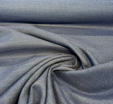 Sunbrella Indigo Tweed Blue Acrylic Fabric - Textured Tweed Weave, Indigo Blue, 54" Width (By The Yard)