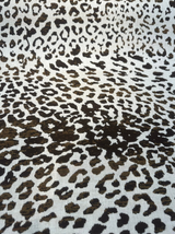 Sunbrella Instinct Espresso Acrylic Fabric - Espresso Brown Leopard Print, 54" Width (1 Yard)