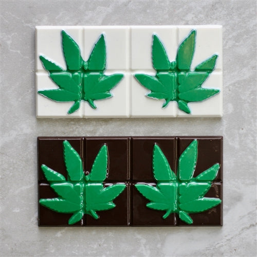 Marijuana Leaf Break Up Bar Chocolate Mold