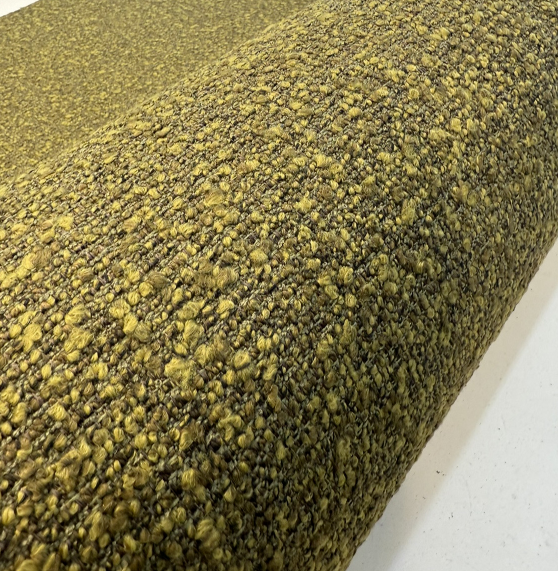 Heavy Boucle 100 Percent Polypropylene Fabric - Green Wasabi Textured Upholstery, 55" Width (1 Yard)