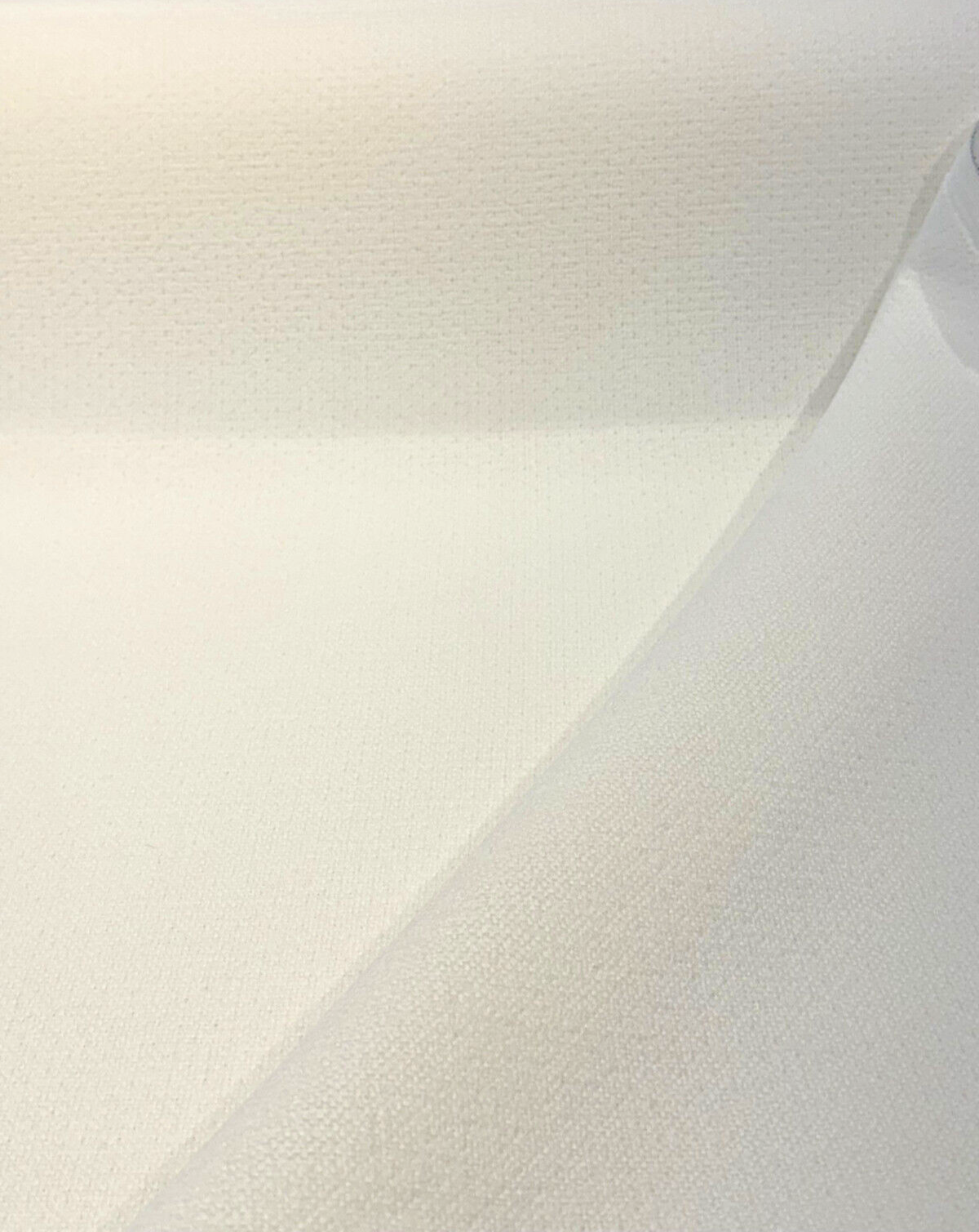 Crypton Performance Courage Snow Polyester Fabric - White Snow, Textured Weave, 54" Width (By The Yard)