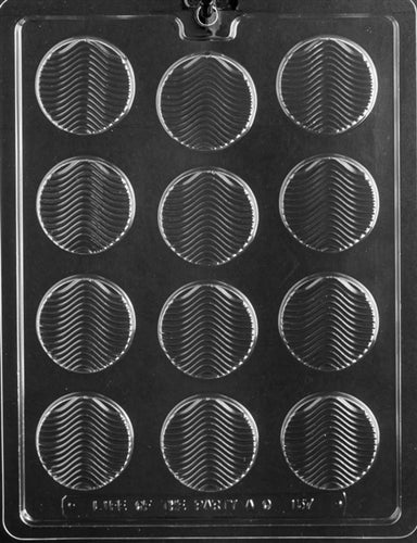 Florentine Wavy Wafer Chocolate Mold - LPAO157