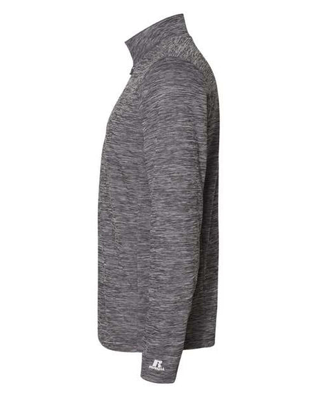 Striated Quarter-Zip Pullover