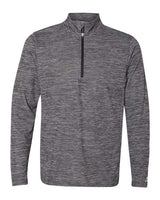 Striated Quarter-Zip Pullover