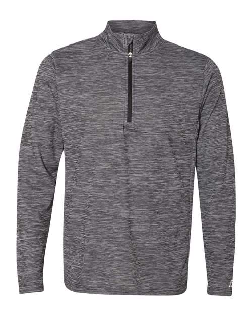 Russell Athletic Men's Striated Quarter-Zip Pullover