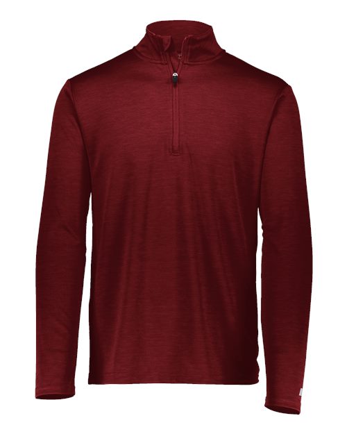 Russell Athletic Men's Striated Quarter-Zip Pullover