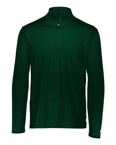 Russell Athletic Men's Striated Quarter-Zip Pullover