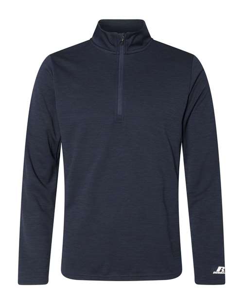 Striated Quarter-Zip Pullover