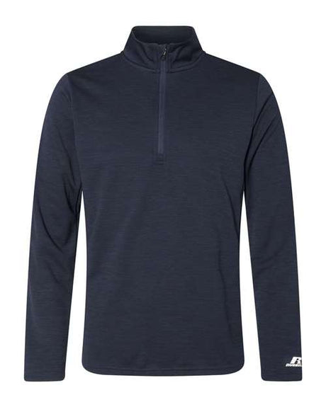 Striated Quarter-Zip Pullover