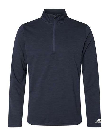 Russell Athletic Men's Striated Quarter-Zip Pullover