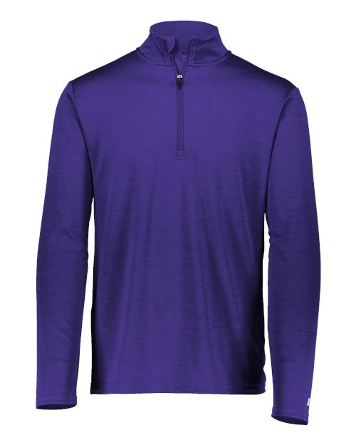 Russell Athletic Men's Striated Quarter-Zip Pullover