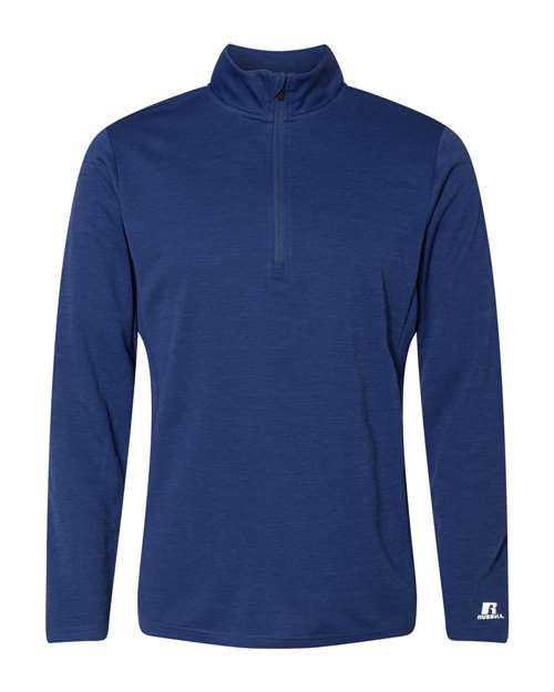 Striated Quarter-Zip Pullover