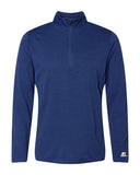 Russell Athletic Men's Striated Quarter-Zip Pullover