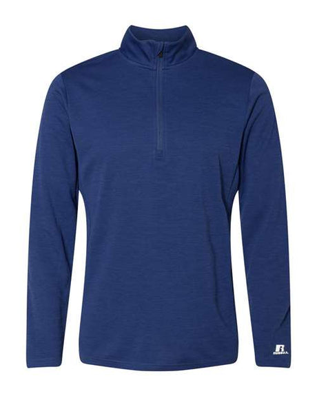 Russell Athletic Men's Striated Quarter-Zip Pullover
