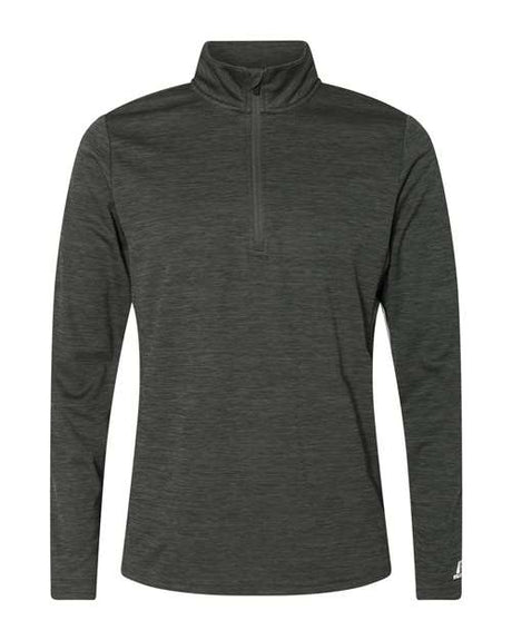 Russell Athletic Men's Striated Quarter-Zip Pullover