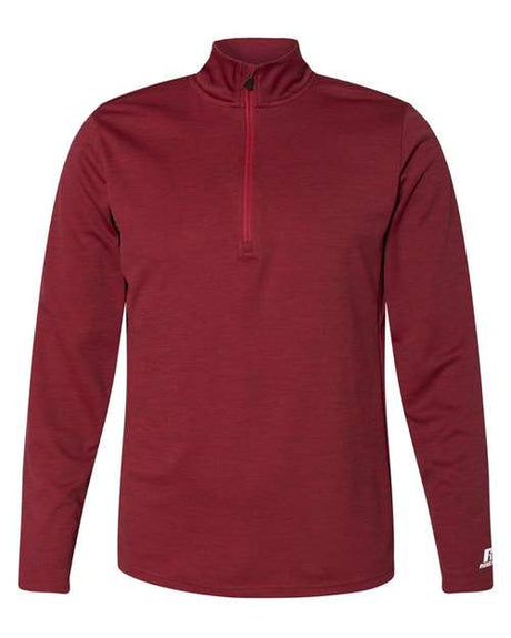 Striated Quarter-Zip Pullover