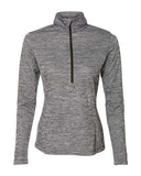 Russell Athletic Women's Striated Quarter-Zip Pullover