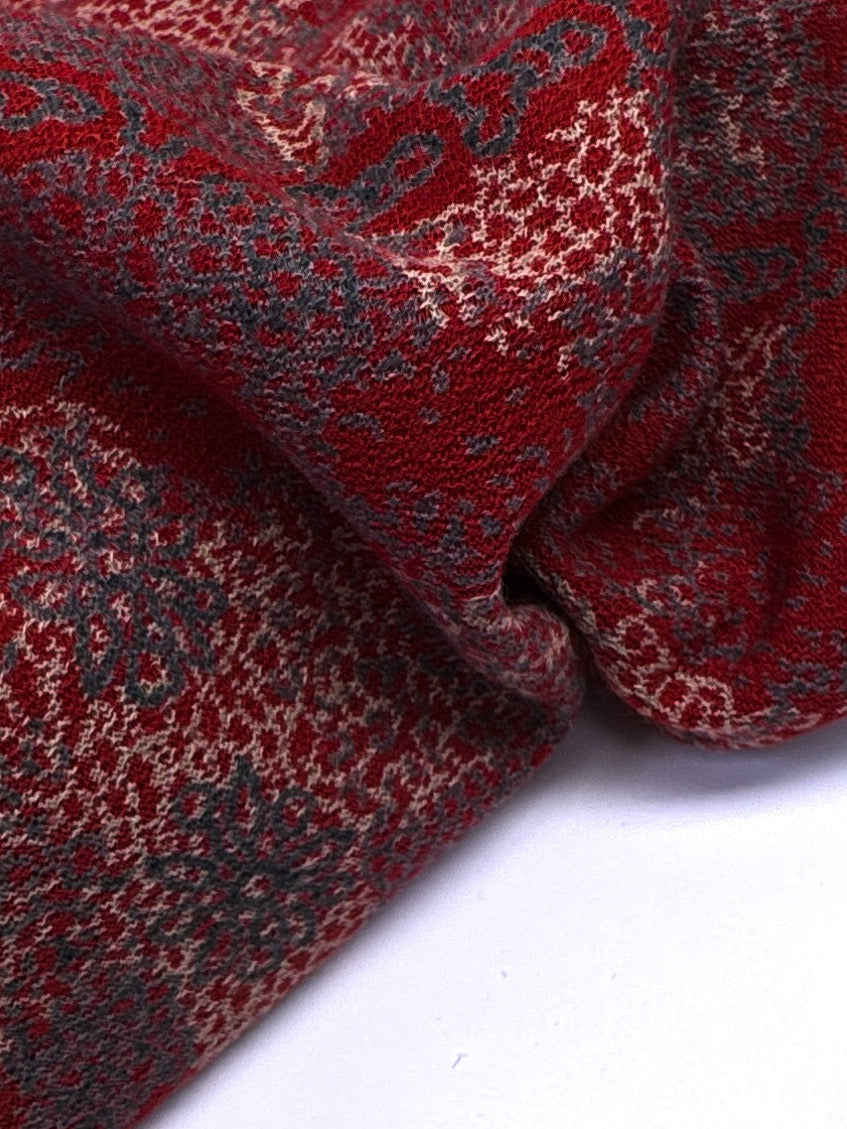 Acrylic Elastane Knitted Fabric Multicolour
