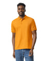 Gildan 8800 Polo Cotton Poly Blend Fabric - Gold, Moisture-Wicking, Classic Fit (1 Unit)